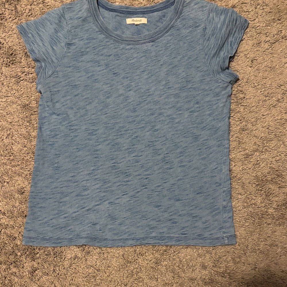 Madewell Heathered Blue Tee